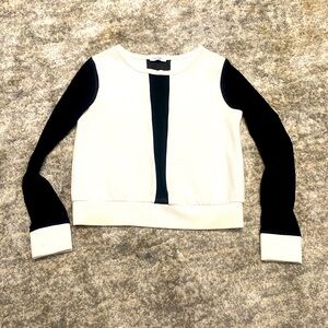 Solemio women’s shirt, medium, white and black